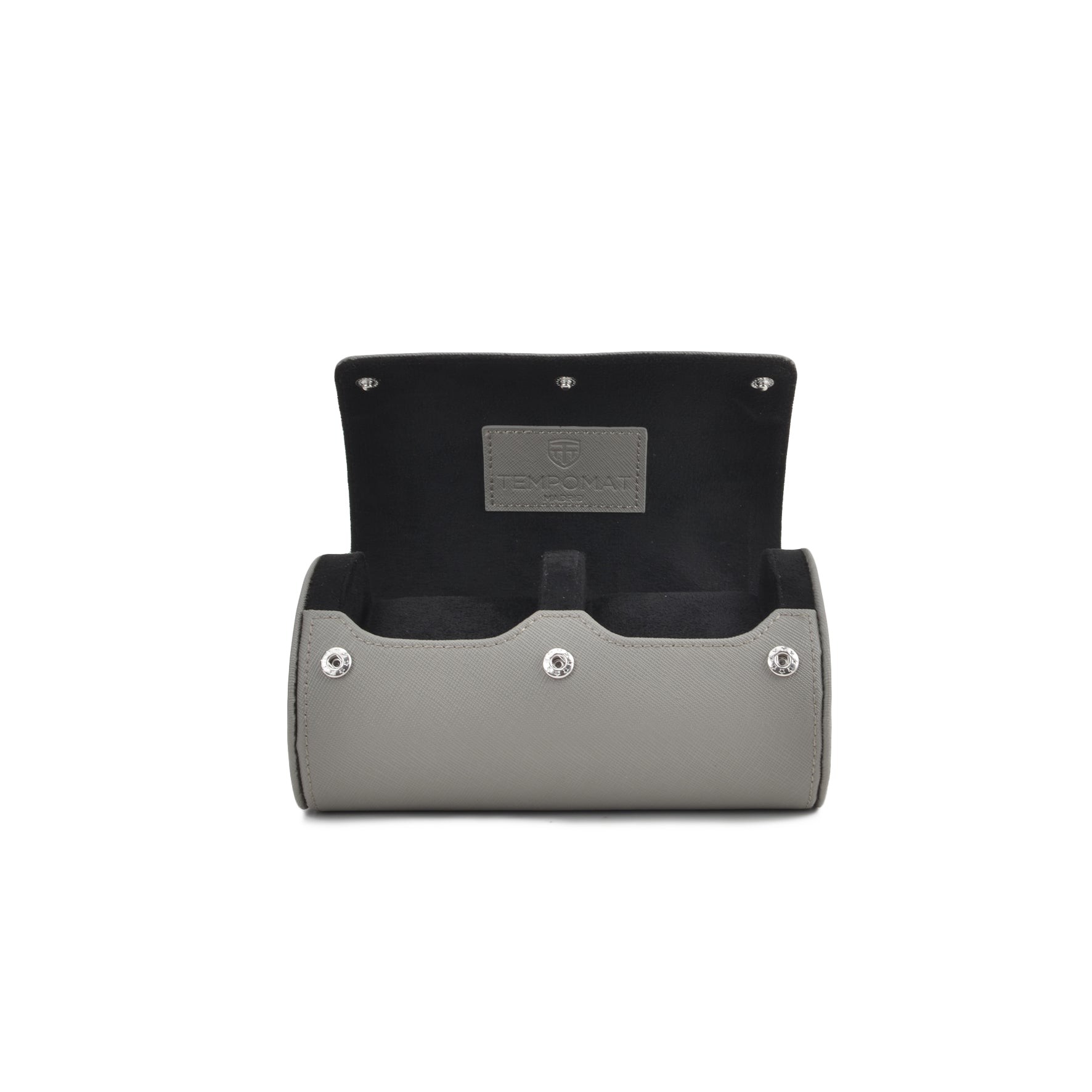 Tempomat Grey Saffiano Double Leather Watchroll