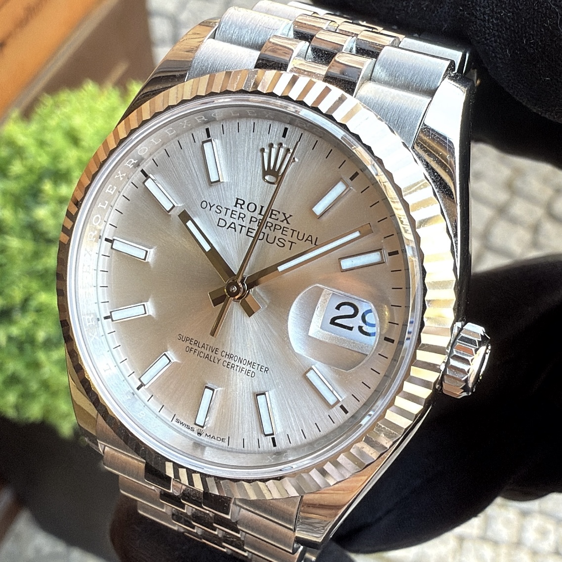 Rolex Datejust 36 Silver Dial Jubilee
