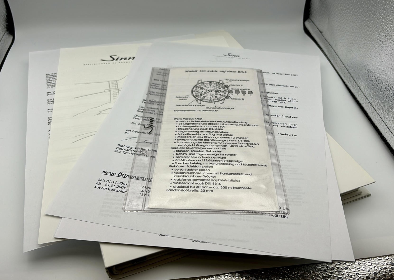 Sinn Arktis Chronograph