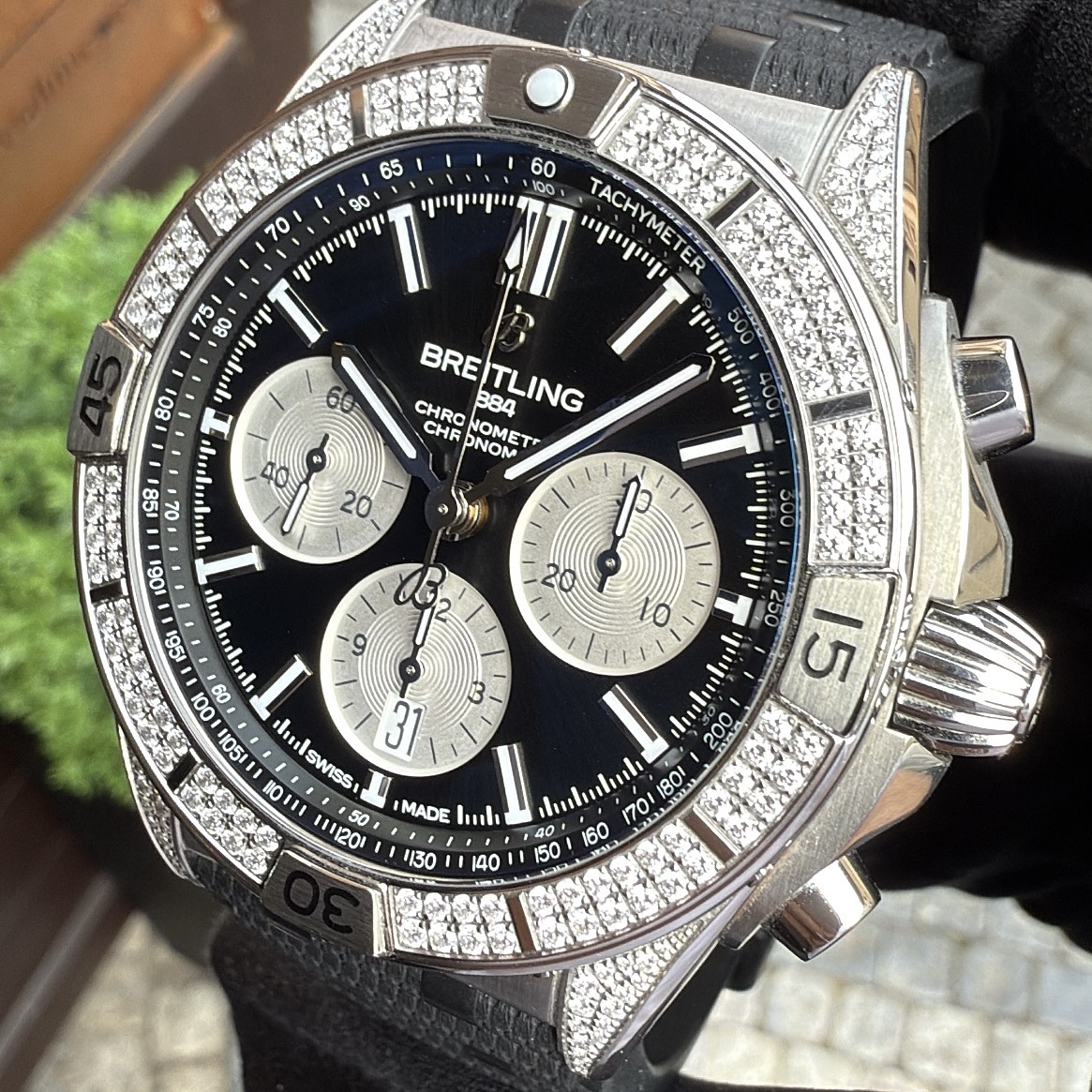 Breitling Chronomat 42 Factory Diamonds