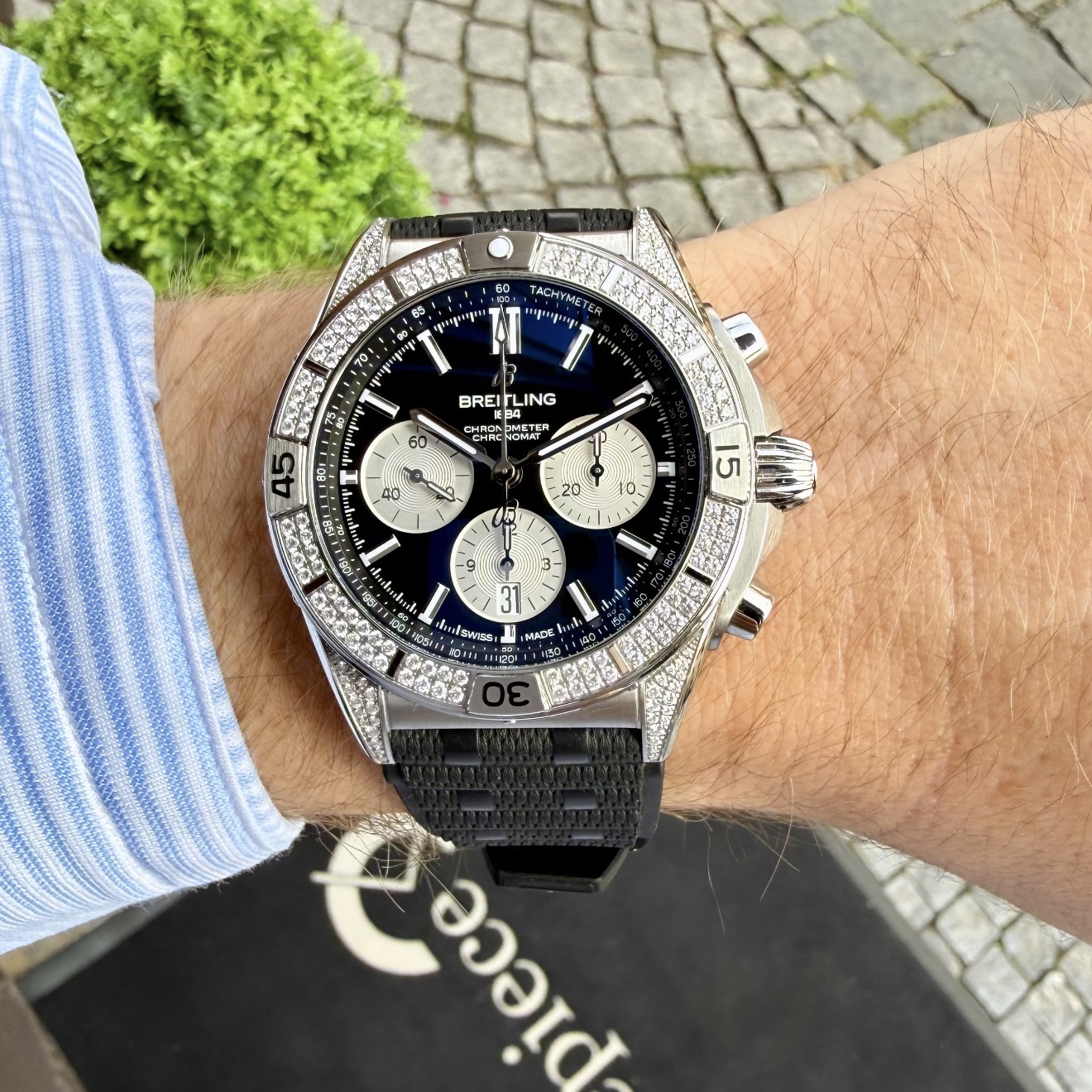 Breitling Chronomat 42 Factory Diamonds