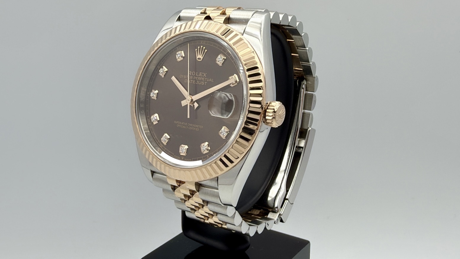 Rolex Datejust 41 Chocolate Diamond Dial