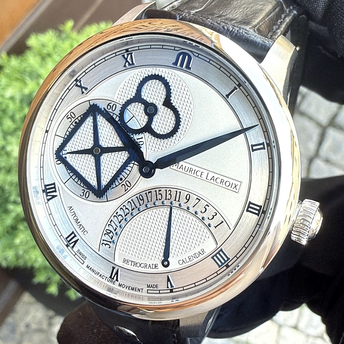 Maurice Lacroix Masterpiece Square Wheel Retrograde