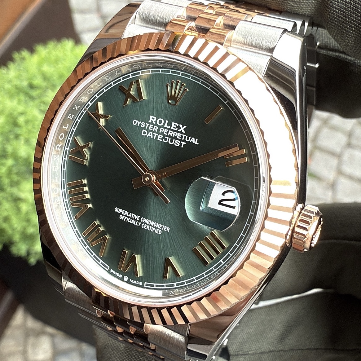 Rolex Datejust 41 Mint Green