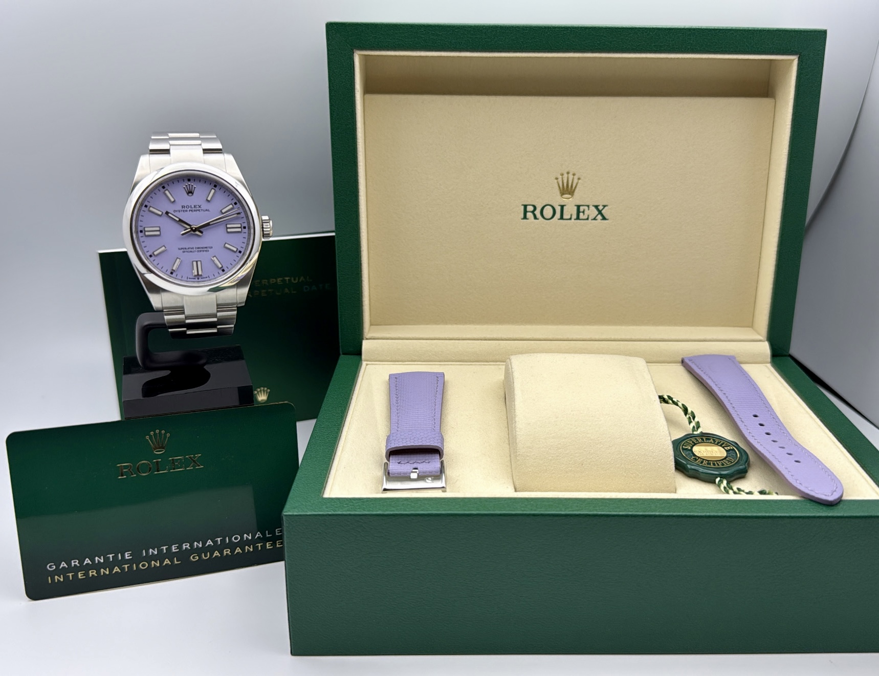 Rolex Oyster Perpetual 41 Lavender