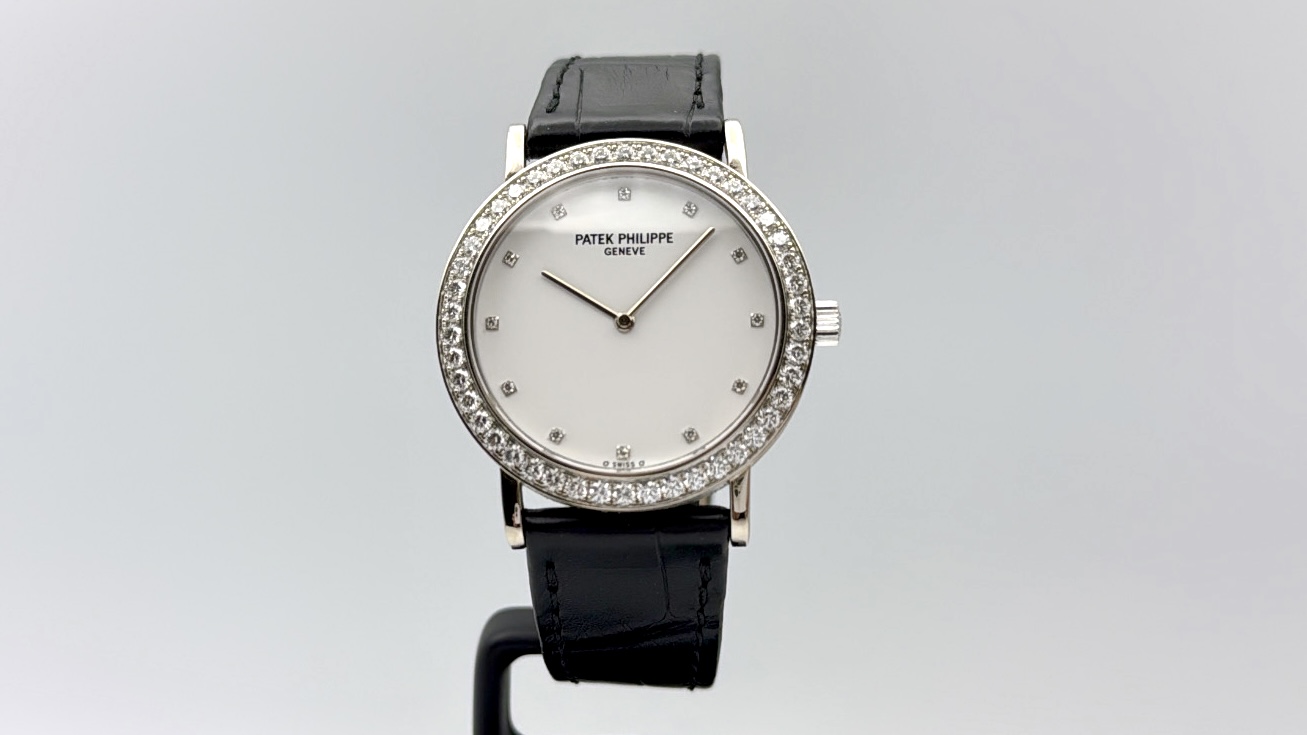 Patek Philippe Calatrava Diamonds 18k White Gold