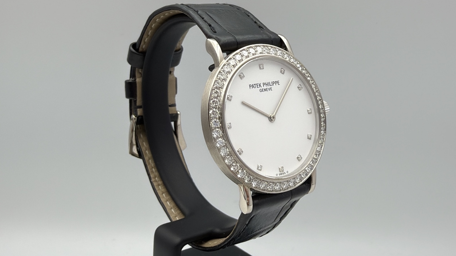 Patek Philippe Calatrava Diamonds 18k White Gold