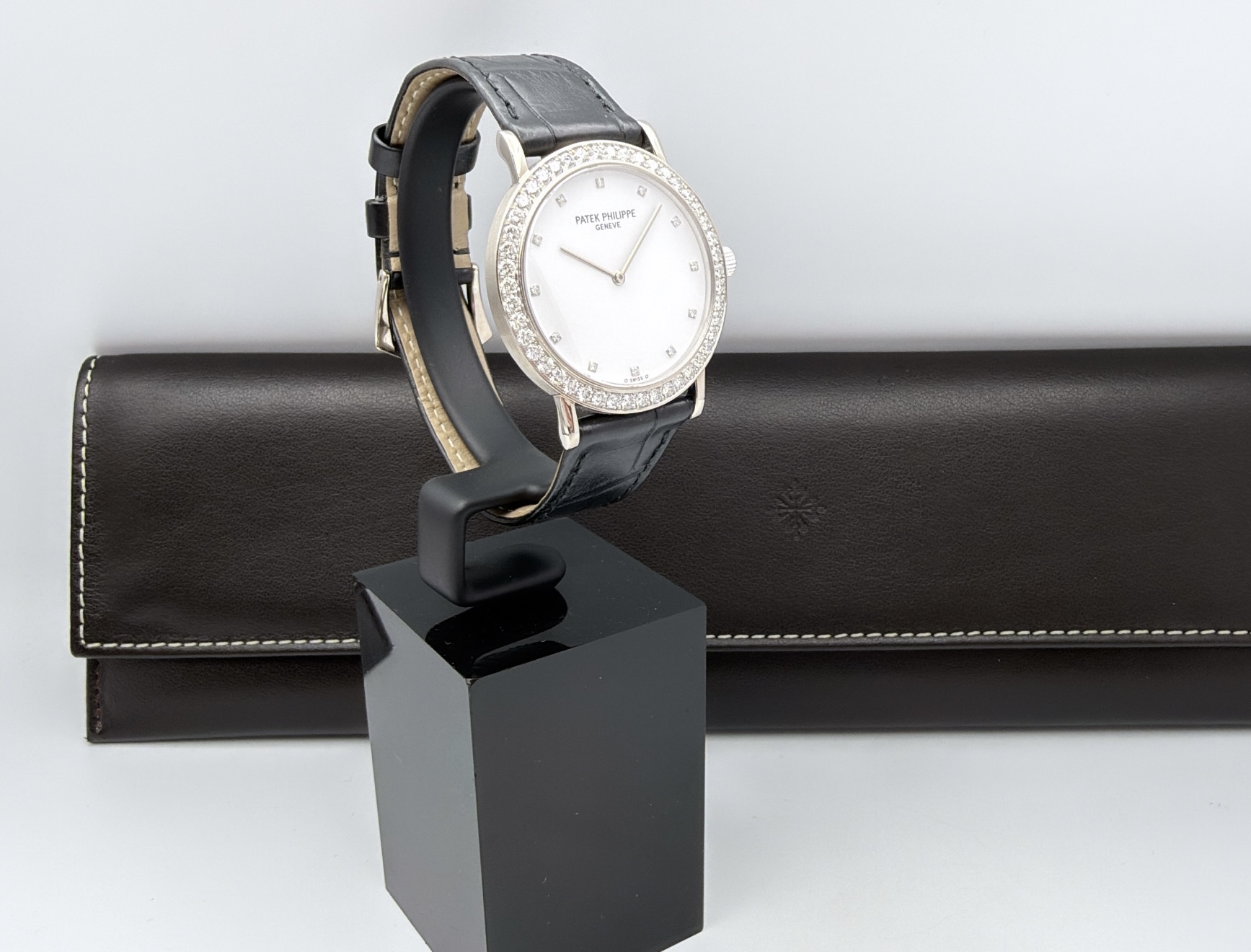 Patek Philippe Calatrava Diamonds 18k White Gold