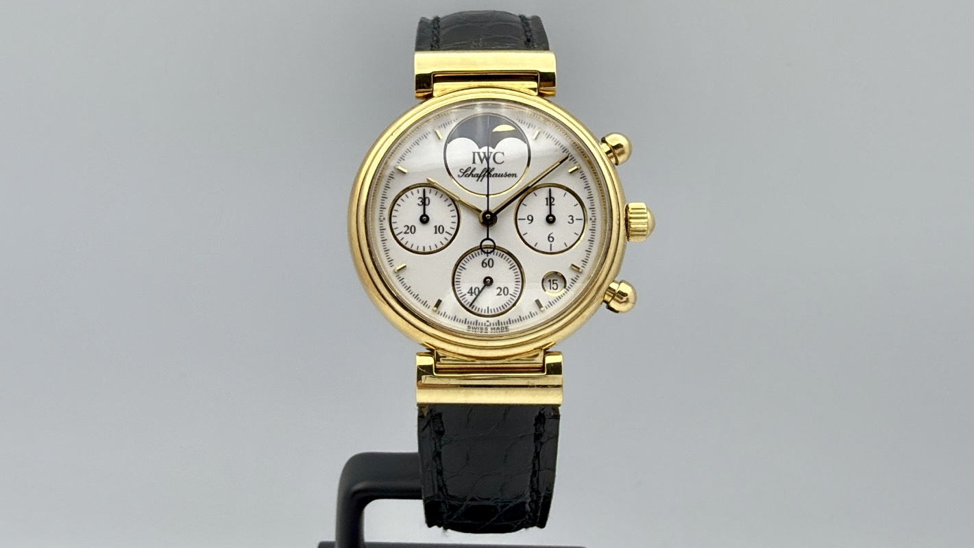 IWC Da Vinci Chronograph 18k Yellow Gold