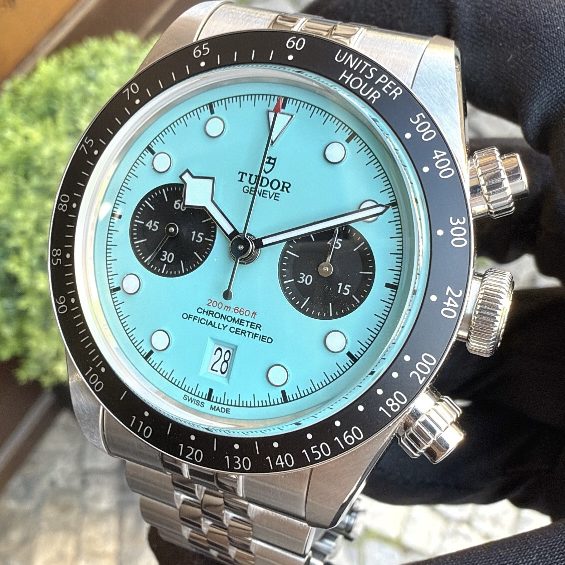 Tudor Black Bay Chronograph Flamingo Blue