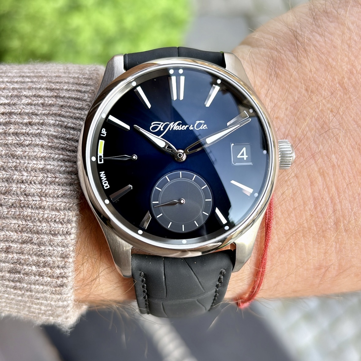 H.Moser & Cie. Pioneer Perpetual Calendar Midnight Blue Fumé Dial