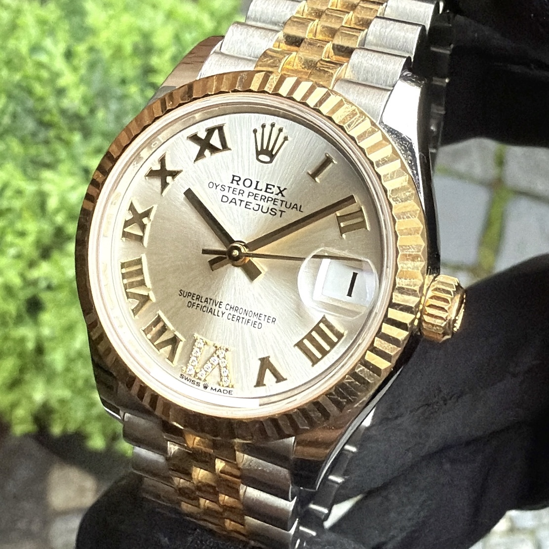 Rolex Datejust 31 Gold/Steel Diamonds