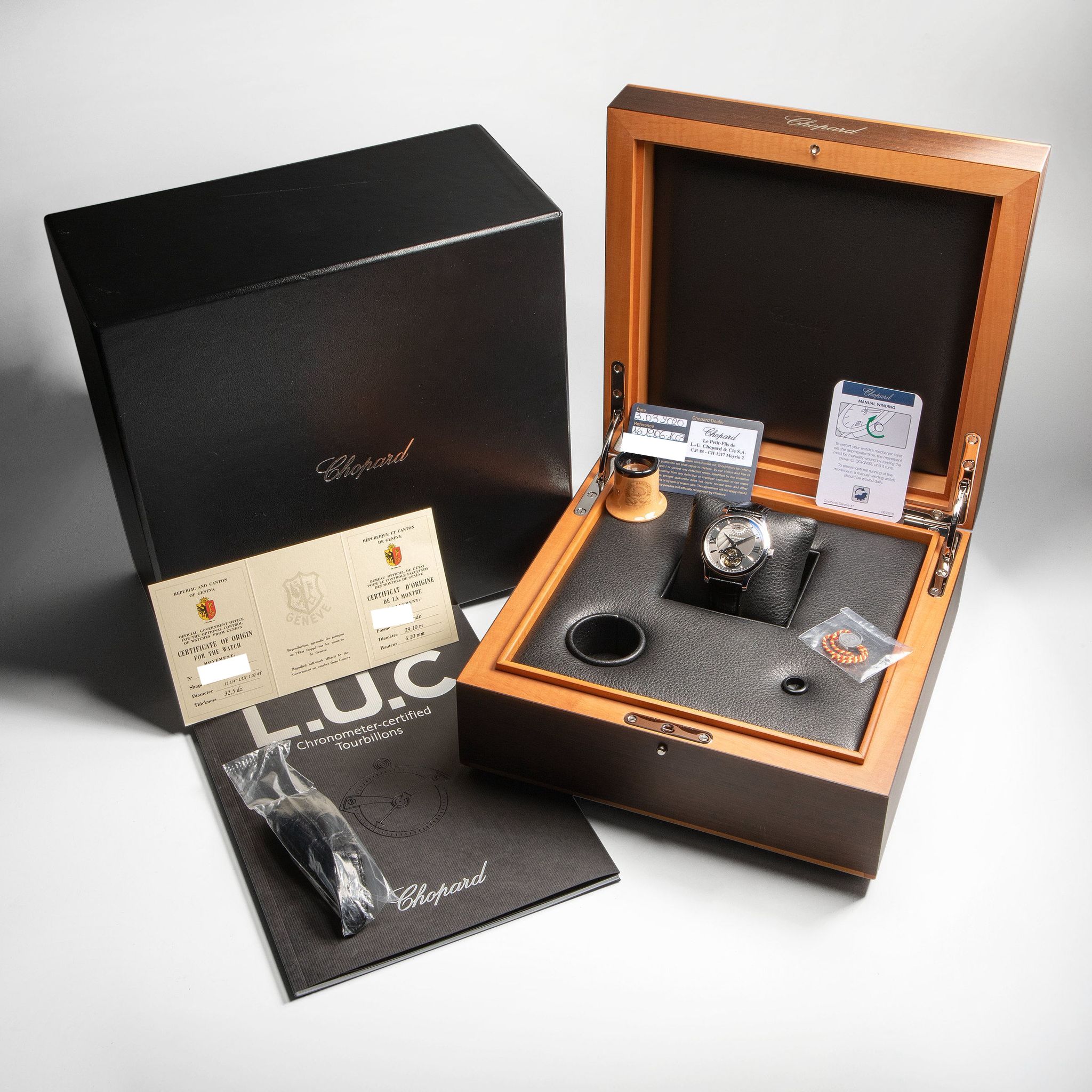 Chopard L.U.C Limited Edition 18k White Gold Tourbillon